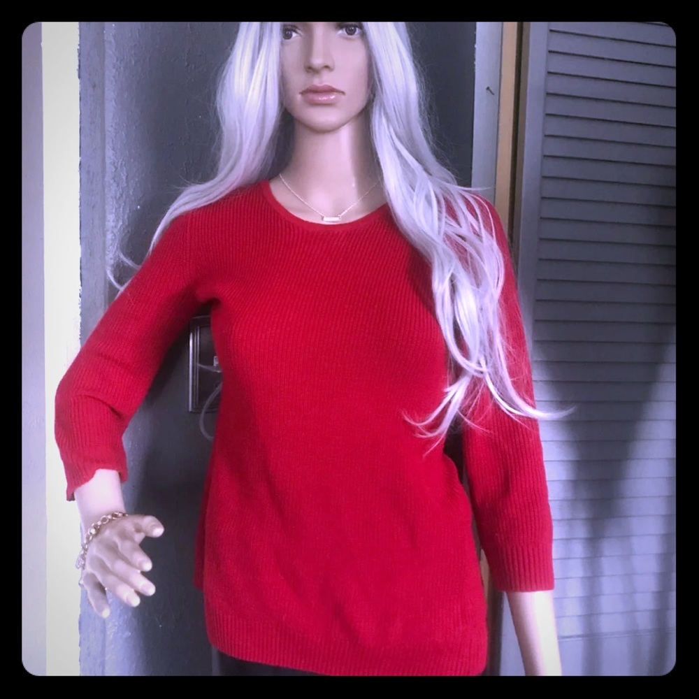 Red sweater!!
